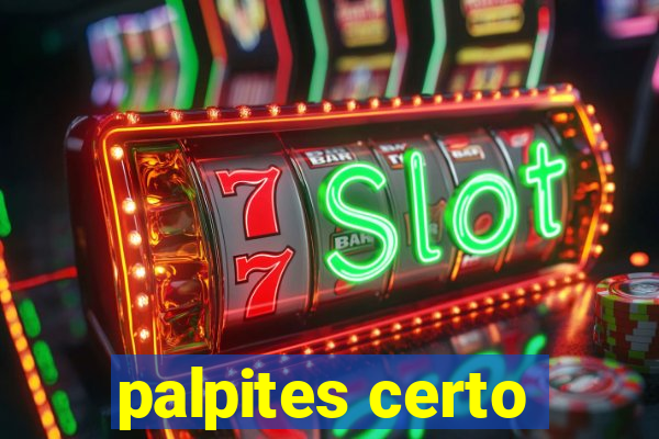 palpites certo